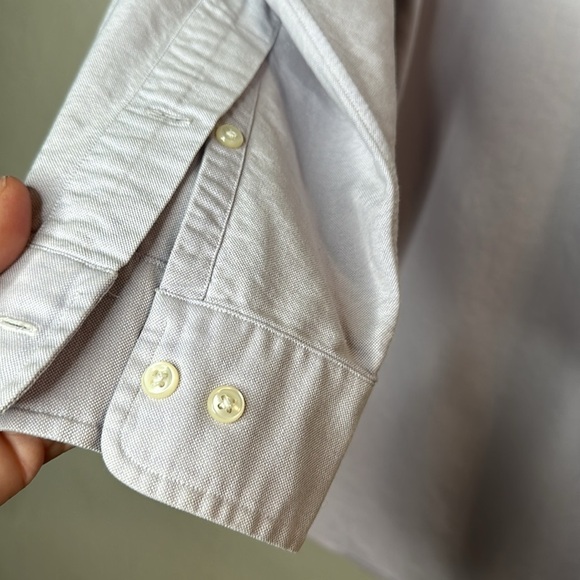 VTG Polo Ralph Lauren Yarmouth Pale Lilac Oxford Button Down Mens 16 1/2 x 34-35 - Picture 9 of 11